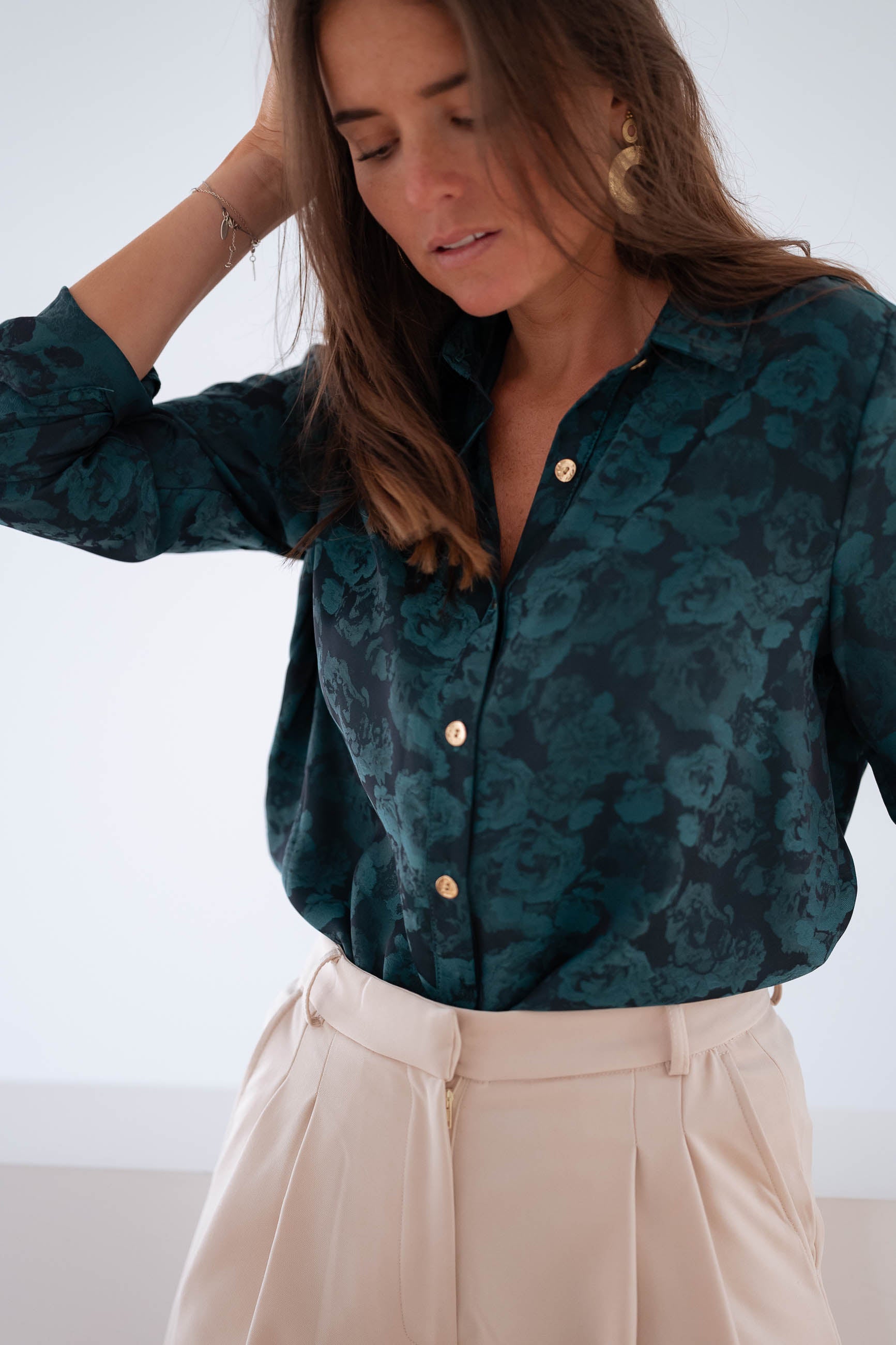 Green and Blue Paula Shirt