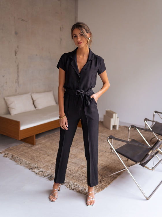 Black Rico Jumpsuit