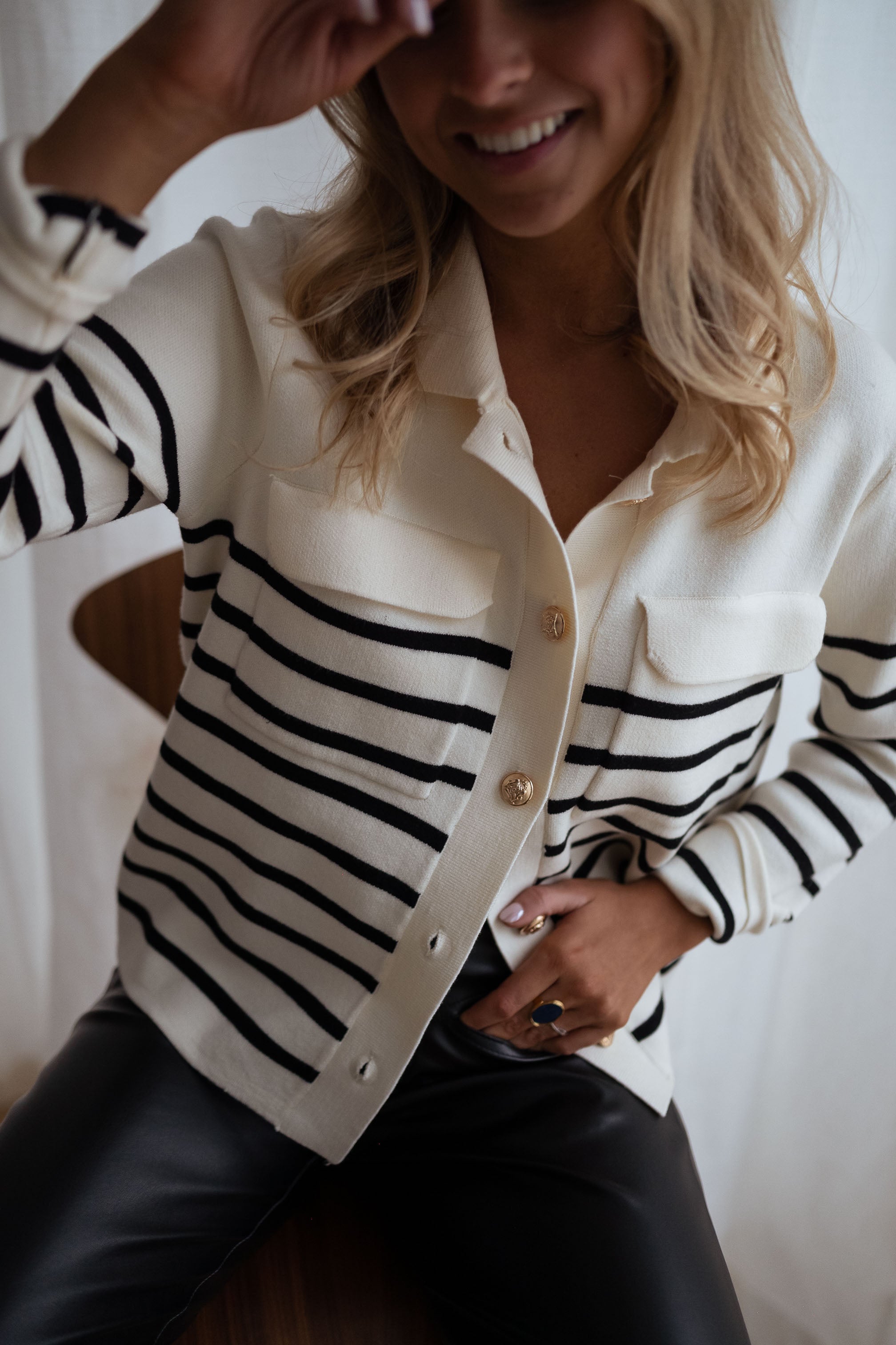 Striped Danie Cardigan