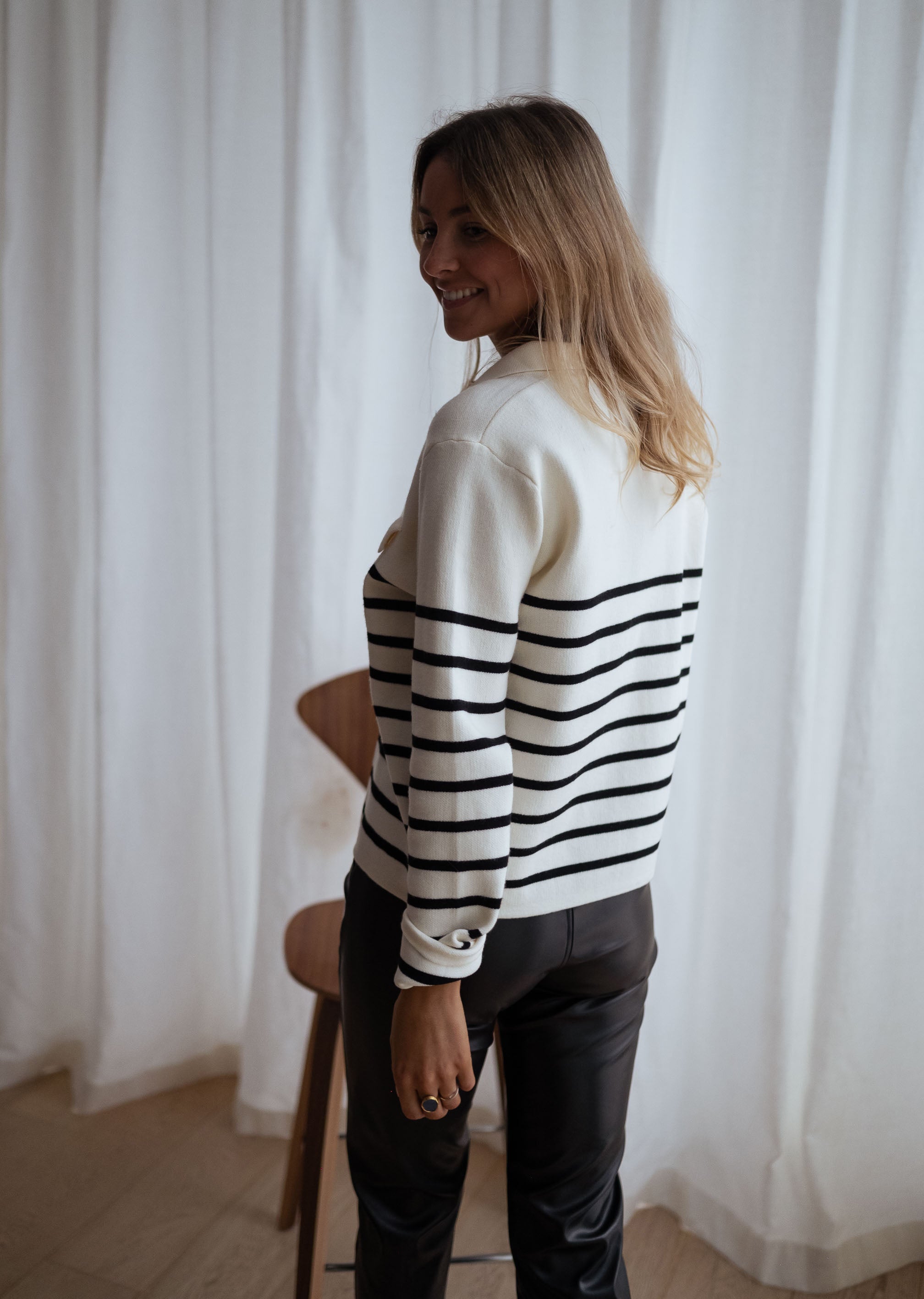 Striped Danie Cardigan