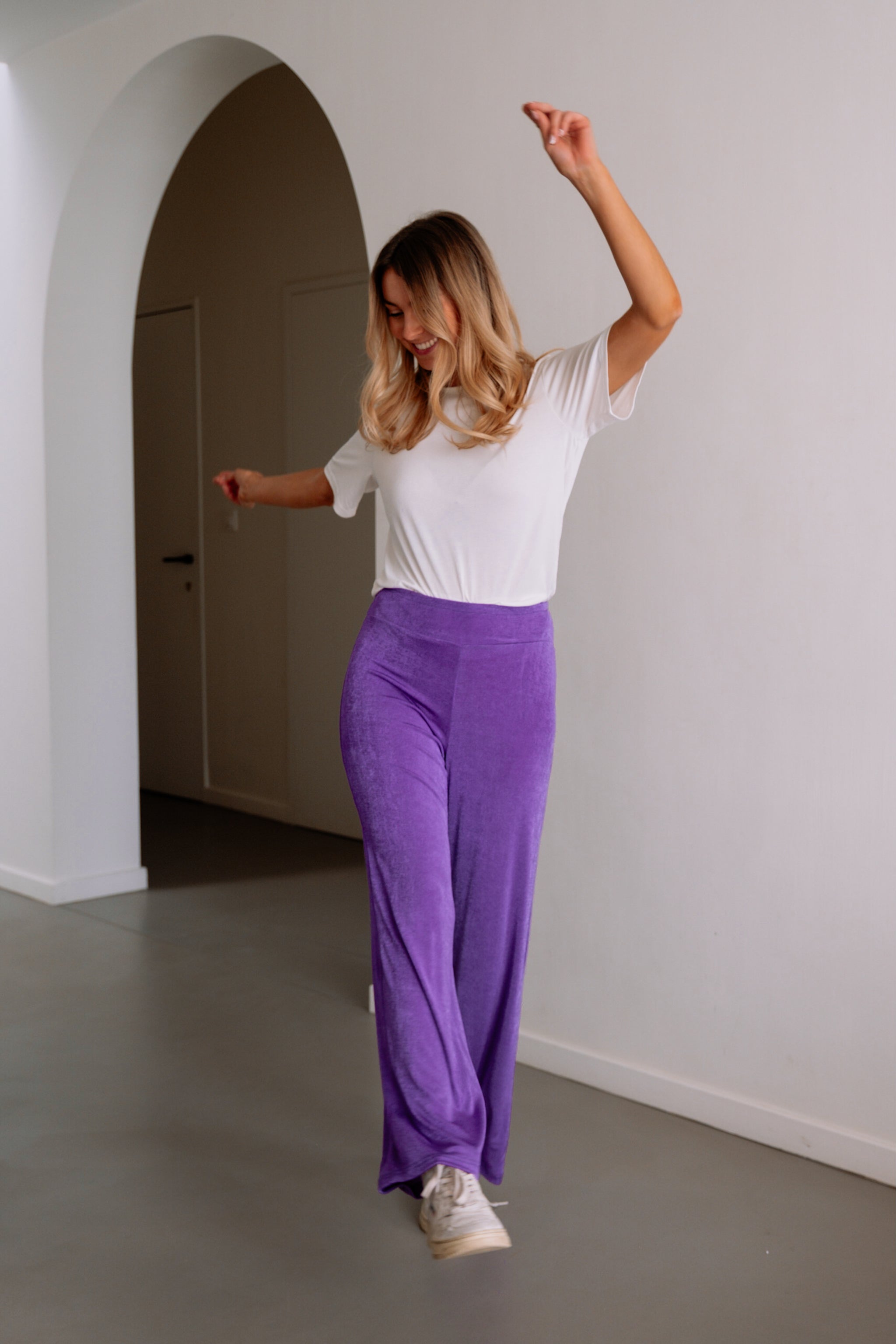 Purple Iris Pants